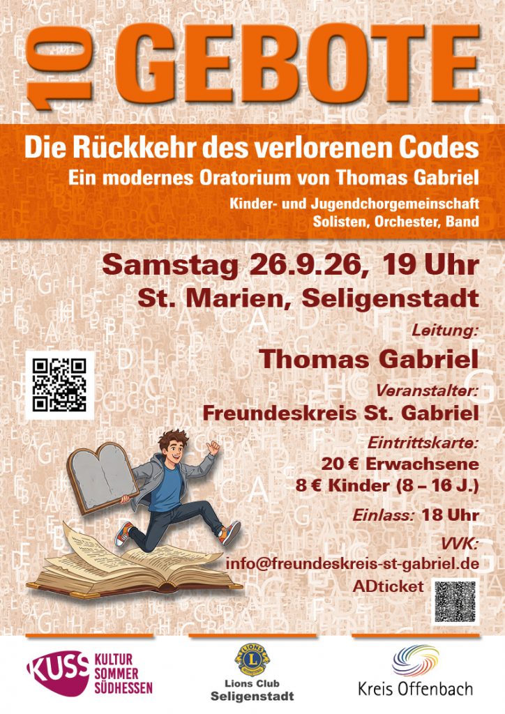Plakat 26.09. Seligenstadt St. Marien